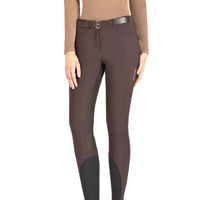 Produktbild von Equiline Reithose Efide FullGrip für Damen aus Leder in Braun
