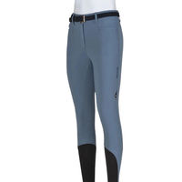 Produktbild von Equiline Reithose Ernaek KnieGrip Tempest für Damen in Blau ganzjährig nutzbar