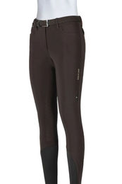 Produktbild von Equiline Reithose Etraef FullGrip für Damen in Braun mit B-MOVE-Material für ganzjähriges Reiten