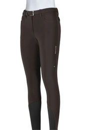 Produktbild von Equiline Reithose Etraek für Damen mit Silikon Knie Grip in Braun