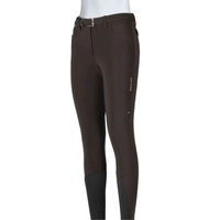 Produktbild von Equiline Reithose Etraek für Damen mit Silikon Knie Grip in Braun