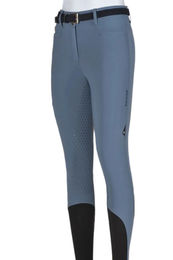 Produktbild von Equiline Reithose Etraek KnieGrip Tempest für Damen mit Silikon Grip in Blau
