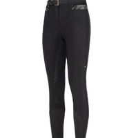Produktbild von Equiline Reithose Gerlefh FullGrip für Damen in Schwarz ganzjährig nutzbar