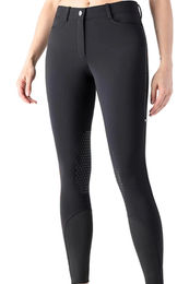 Produktbild von Equiline Reithose Grebik KnieGrip für Damen in Schwarz aus Polyamid für den Sommer