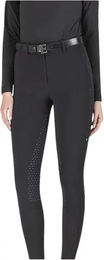 Equiline Reithose Guestek Damen mit Mid Grip und Fleece-Futter für den Winter in Schwarz und Braun Größe 44 IT – Bild 1 von 1