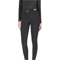 Produktbild von Equiline Reithose Guestek Damen mit Mid Grip und Fleece-Futter für den Winter in Schwarz und Braun Größe 44 IT