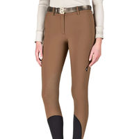 Produktbild von Equiline Reithose Guestek KnieGrip Road für Damen mit Fleece-Futter Winter Braun