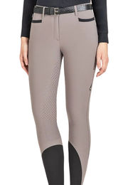Produktbild von Equiline Reithose Naltef FullGrip in Deep Sand Beige für ganzjähriges Reiten