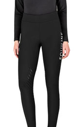Produktbild von Equiline Reitleggings Chunk KnieGrip Damen Winter Reithose Schwarz