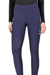 Produktbild von Equiline Reitleggings Chunk KnieGrip Winter Reithose Damen Blau