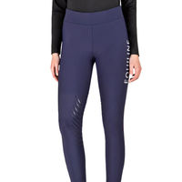 Produktbild von Equiline Reitleggings Chunk KnieGrip Winter Reithose Damen Blau