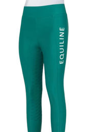 Produktbild von Equiline Reitleggings Chunk KnieGrip Winter Reithose Damen Pepper Green
