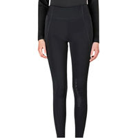 Produktbild von Equiline Reitleggings Gulk KnieGrip Damen Schwarz Lycra