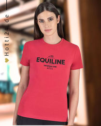 Produktbild von Equiline Reitshirt Chloec Cherry Red für Damen in Rot Sommeredition