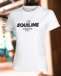Produktbild von Equiline Reitshirt Chloec White für Damen in Weiß für den Sommer