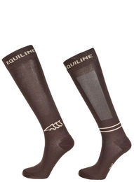 Produktbild von Equiline Reitsocken Ebele Braun Unisex