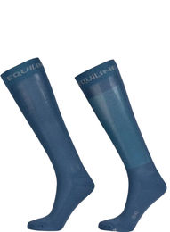 Produktbild von Equiline Reitsocken Ecre Diplomatic Blue Unisex Beige Blau