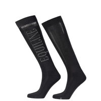 Produktbild von Equiline Reitsocken Gebug Black für Damen in Schwarz