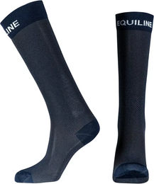 Produktbild von Equiline Reitsocken Ginep Unisex Blau Schwarz Größe 39/42