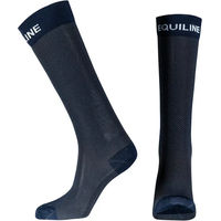 Produktbild von Equiline Reitsocken Ginep Unisex Blau Schwarz Größe 39/42