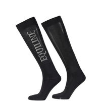 Produktbild von Equiline Reitsocken Ginog Black für Damen in Schwarz