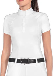 Equiline Reitturnier-Poloshirt für Damen in Weiß Größe XL – Bild 1 von 3