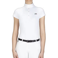 Produktbild von Equiline Reitturnier Poloshirt Isabel für Damen in Weiß XXL