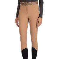 Produktbild von Equiline Reitturnierhose Ettiekh Damen mit Mid Grip für ganzjähriges Reiten in Braun oder Beige
