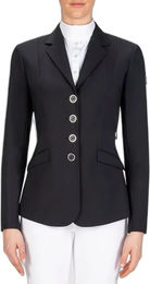Produktbild von Equiline Reitturnierjacke Damen Gait Schwarz wasserabweisend Größe 36 IT