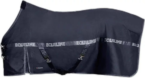 Produktbild von Equiline Reynosa Stalldecke aus Baumwolle Grösse S in Blau oder Schwarz