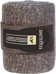 Equiline Ruhebänder für Pferde Gamaschen Silber Grau 2er Pack – Bild 1 von 1