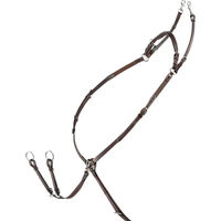 Produktbild von Equiline Saddle Division Brustpanzer aus Leder in Braun für Vollblut Pferde