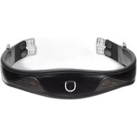 Produktbild von Equiline Sattelgurt aus Kunstleder in Schwarz 135 cm