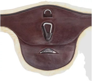 Produktbild von Equiline Sattelgurt aus Leder 125 cm Schwarz oder Braun