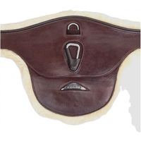Produktbild von Equiline Sattelgurt aus Leder in Schwarz oder Braun 120 cm