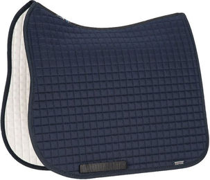 Equiline Schabracke Quadro Blau aus Baumwolle – Bild 1 von 3