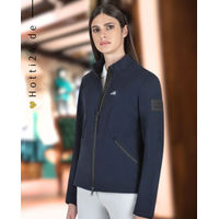 Produktbild von Equiline Softshell Reitjacke für Damen in Blau ganzjährig nutzbar