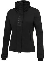 Produktbild von Equiline Softshelljacke Carec Black Reitjacke für Damen mit Fleece-Futter in Schwarz