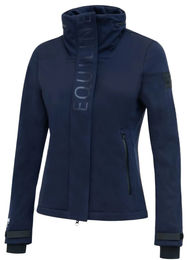 Produktbild von Equiline Softshelljacke Carec Cobalt Reitjacke für Damen in Blau mit Fleece-Futter für ganzjähriges Tragen