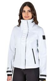 Produktbild von Equiline Softshelljacke Carec White Reitjacke für Damen in Weiß mit Fleece