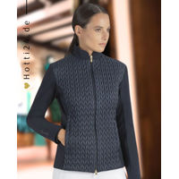 Produktbild von Equiline Softshelljacke Ebesse Blue Reitjacke für Damen in Blau aus Nylon