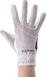 Produktbild von Equiline Sommerreit-Handschuhe Unisex Schwarz Weiß Taille 9
