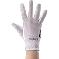 Produktbild von Equiline Sommerreit-Handschuhe Unisex Schwarz Weiß Taille 9