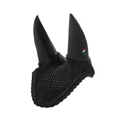 Equiline Soundless Ear Net Pferdezubehör Schwarz aus Stoff - 1 Stk. – Bild 1 von 2