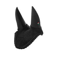 Produktbild von Equiline Soundless Ear Net Pferdezubehör Schwarz aus Stoff - 1 Stk.