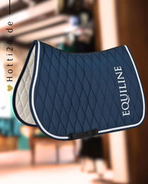 Produktbild von Equiline Springschabracke Eliffe Diplomatic Blue aus Baumwolle