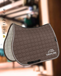 Produktbild von Equiline Springschabracke Outline Cappuccino Braun aus Baumwolle