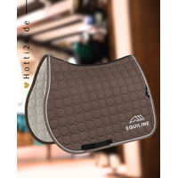 Produktbild von Equiline Springschabracke Outline Cappuccino Braun aus Baumwolle
