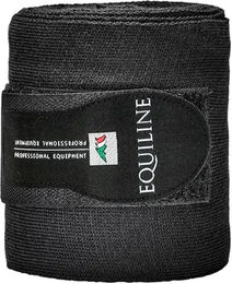 Equiline Stable Ruhebänder für Pferde Gamaschen Schwarz aus Polyester – Bild 1 von 3