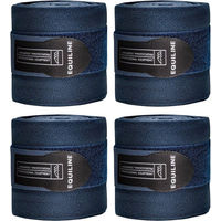 Produktbild von Equiline Stallbandagen aus Wolle 2 Stück Schwarz - 2 x 4 m